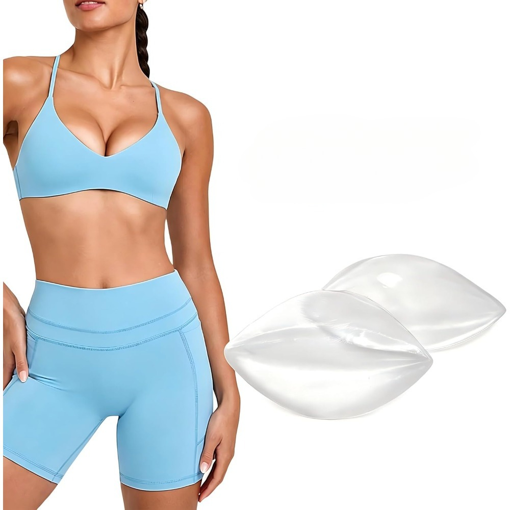 Push Up Bra Padded - Insertos de silicona adhesivos para sujetador