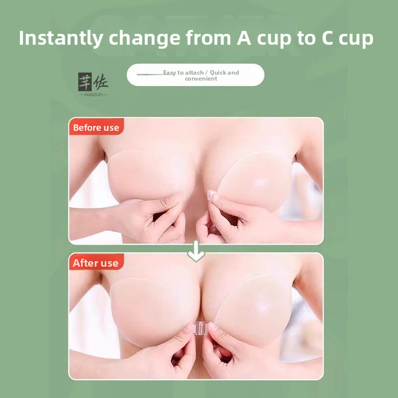 Silicone Bra Adhesive - Sujetador Invisible de Silicona para Mujer,
