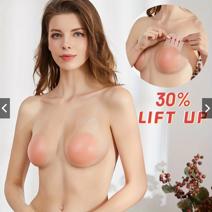 1 par de cubiertas de silicona - Push Up Bra Padded reseña y precio